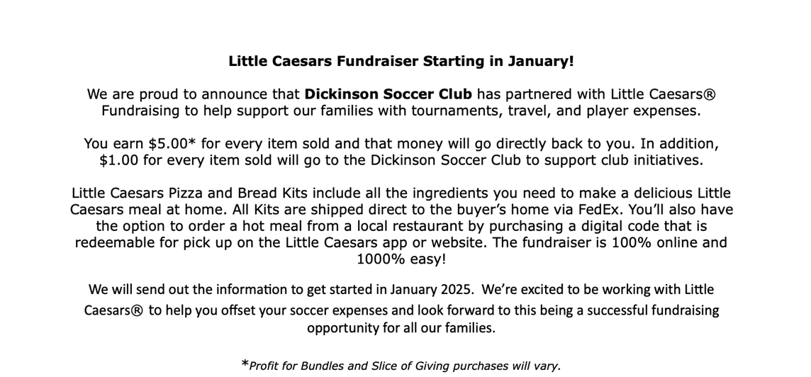 Little Caesars Fundraiser